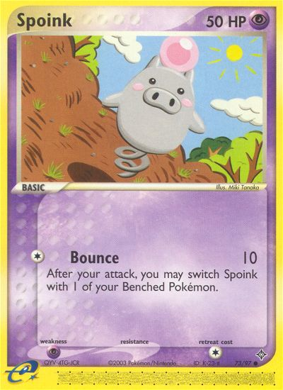 Spoink (73/97) [EX: Dragon] | Exor Games New Glasgow