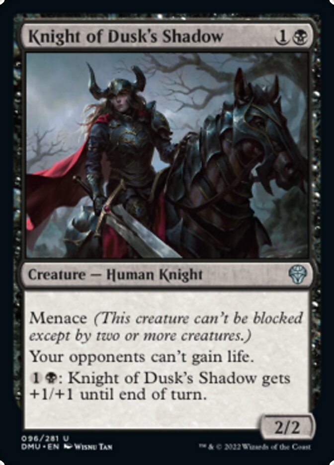 Knight of Dusk's Shadow [Dominaria United] | Exor Games New Glasgow