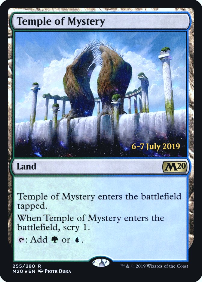 Temple of Mystery  [Core Set 2020 Prerelease Promos] | Exor Games New Glasgow