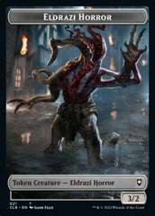 Horror // Eldrazi Horror Double-sided Token [Commander Legends: Battle for Baldur's Gate Tokens] | Exor Games New Glasgow