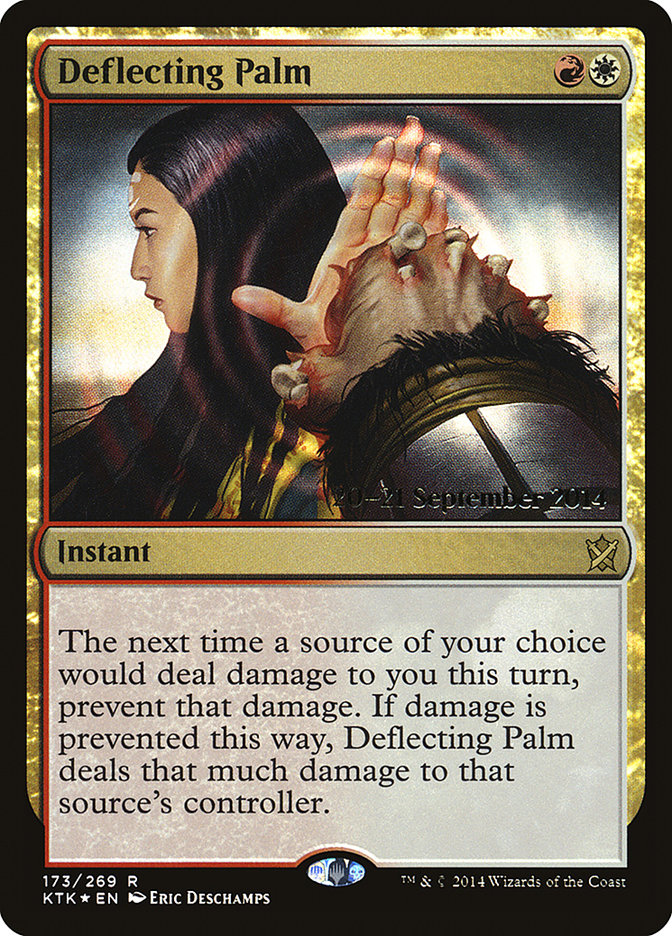 Deflecting Palm  [Khans of Tarkir Prerelease Promos] | Exor Games New Glasgow