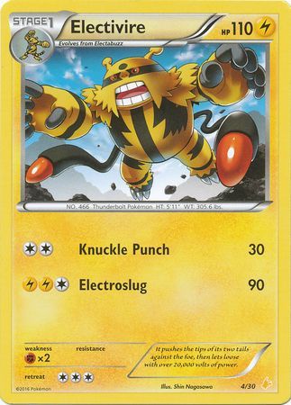 Electivire (4/30) [XY: Trainer Kit 3 - Pikachu Libre] | Exor Games New Glasgow