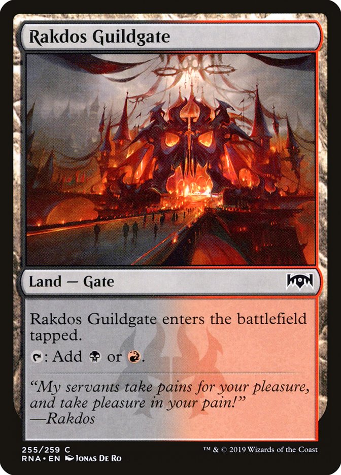 Rakdos Guildgate (255/259) [Ravnica Allegiance] | Exor Games New Glasgow