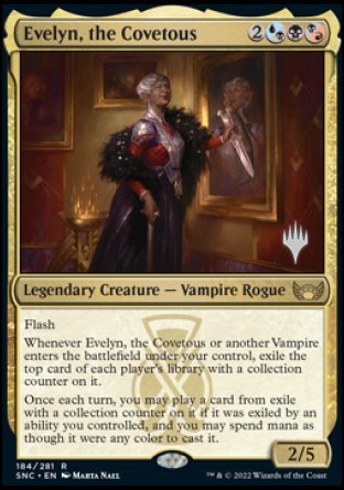 Evelyn, the Covetous (Promo Pack) [Streets of New Capenna Promos] | Exor Games New Glasgow