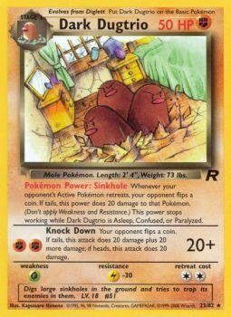 Dark Dugtrio (23/82) [Team Rocket Unlimited] | Exor Games New Glasgow