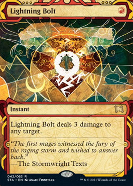 Lightning Bolt (Etched Foil) [Strixhaven Mystical Archive] | Exor Games New Glasgow