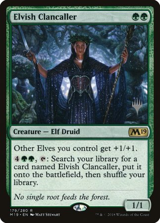 Elvish Clancaller [Core Set 2019 Promos] | Exor Games New Glasgow