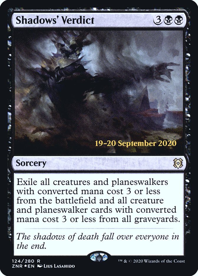 Shadows' Verdict  [Zendikar Rising Prerelease Promos] | Exor Games New Glasgow