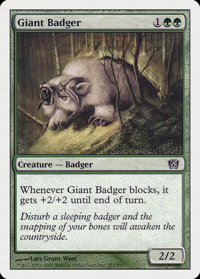 Giant Badger [Eighth Edition] | Exor Games New Glasgow