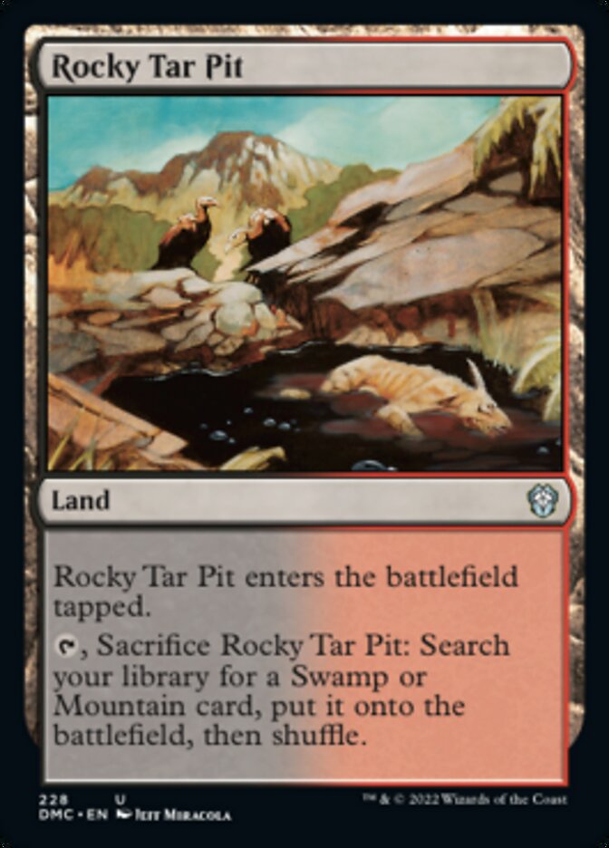 Rocky Tar Pit [Dominaria United Commander] | Exor Games New Glasgow