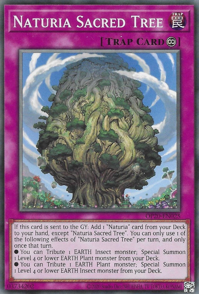 Naturia Sacred Tree [OP20-EN025] Common | Exor Games New Glasgow