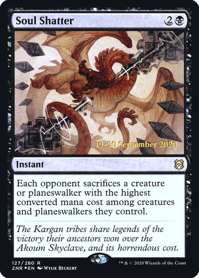 Soul Shatter  [Zendikar Rising Prerelease Promos] | Exor Games New Glasgow