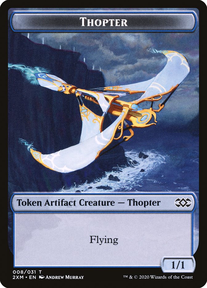 Thopter (008/031) [Double Masters Tokens] | Exor Games New Glasgow