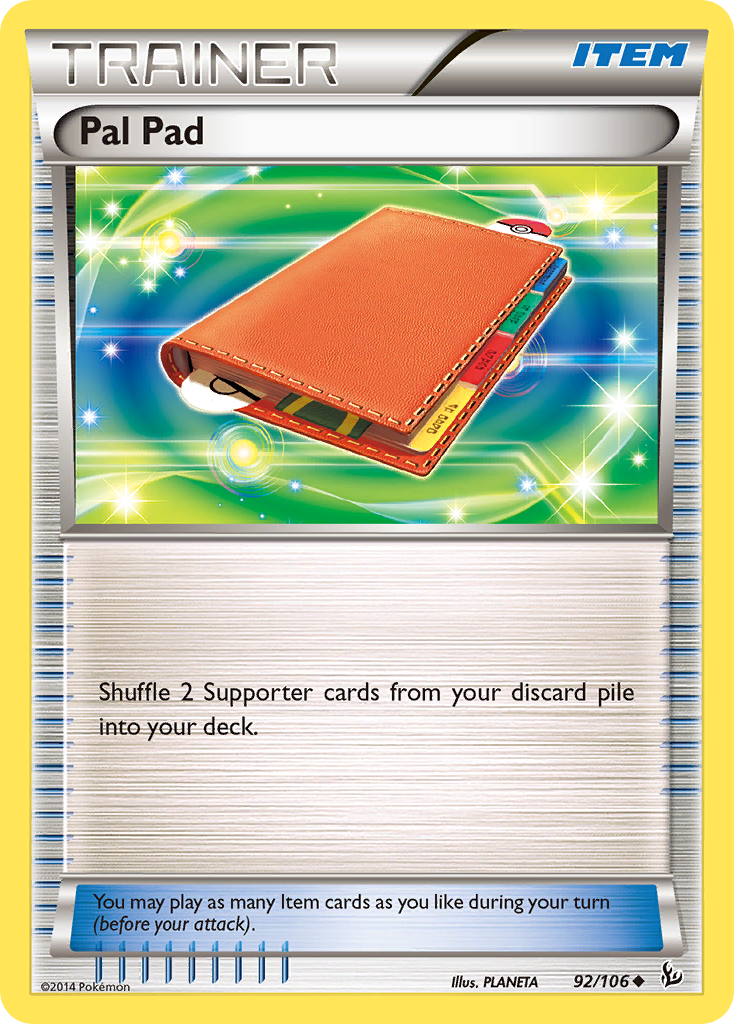 Pal Pad (92/106) [XY: Flashfire] | Exor Games New Glasgow
