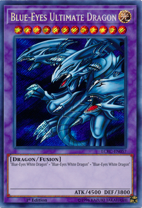 Blue-Eyes Ultimate Dragon [LCKC-EN057] Secret Rare | Exor Games New Glasgow