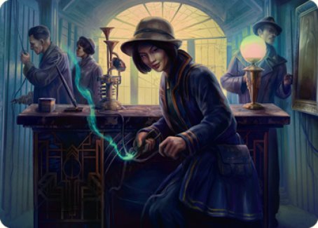 Wiretapping Art Card [Streets of New Capenna Art Series] | Exor Games New Glasgow