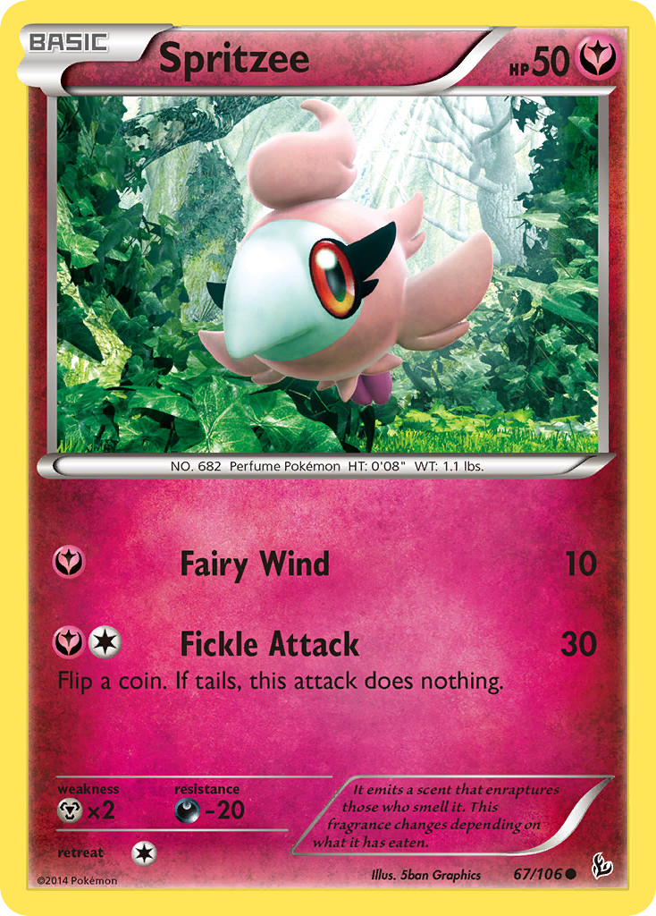 Spritzee (67/106) [XY: Flashfire] | Exor Games New Glasgow