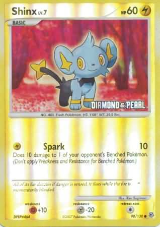 Shinx (98/130) [Burger King Promos: 2008 Collection] | Exor Games New Glasgow