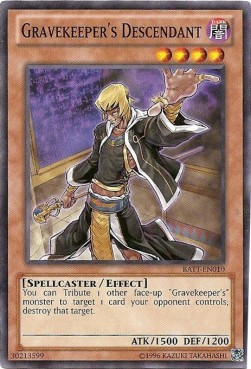 Gravekeeper's Descendant [BATT-EN010] Starfoil Rare | Exor Games New Glasgow