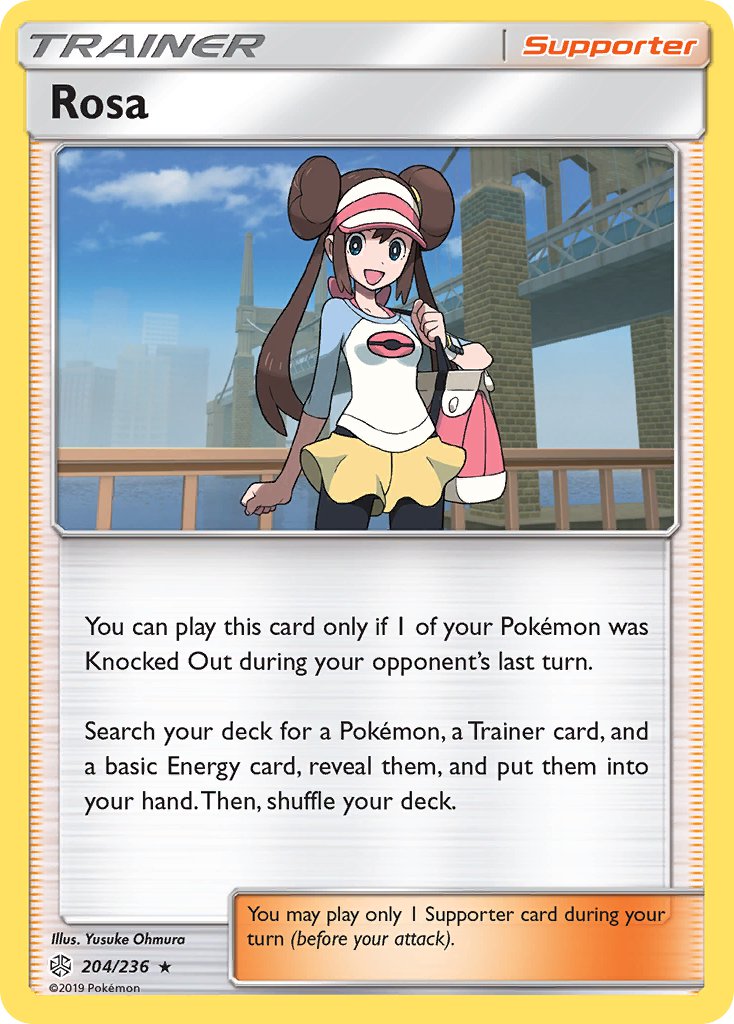 Rosa (204/236) (Theme Deck Exclusive) [Sun & Moon: Cosmic Eclipse] | Exor Games New Glasgow