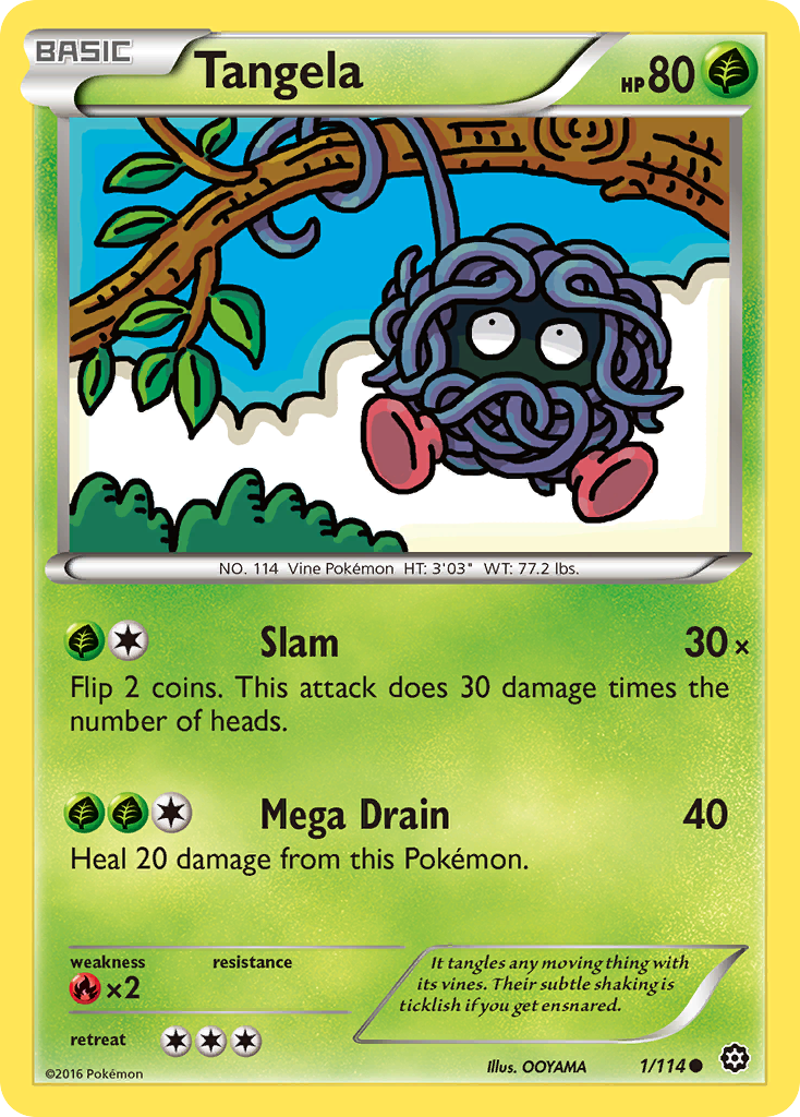 Tangela (1/114) [XY: Steam Siege] | Exor Games New Glasgow