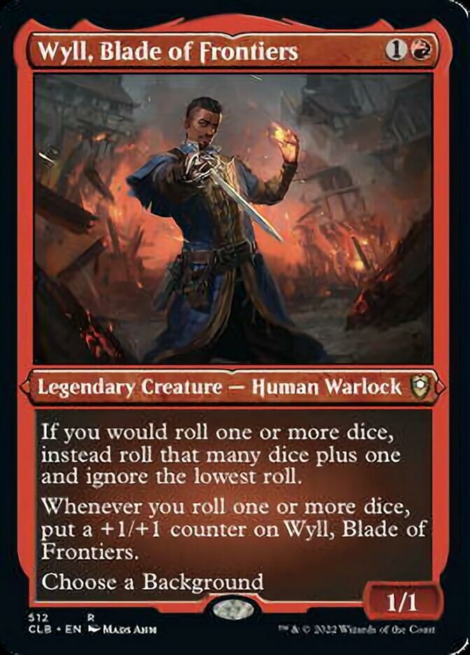 Wyll, Blade of Frontiers (Foil Etched) [Commander Legends: Battle for Baldur's Gate] | Exor Games New Glasgow