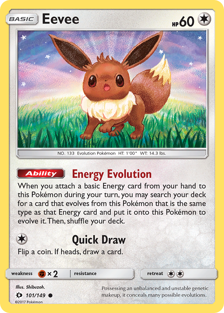 Eevee (101/149) [Sun & Moon: Base Set] | Exor Games New Glasgow