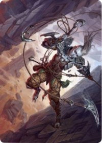 Akiri, Fearless Voyager Art Card [Zendikar Rising Art Series] | Exor Games New Glasgow