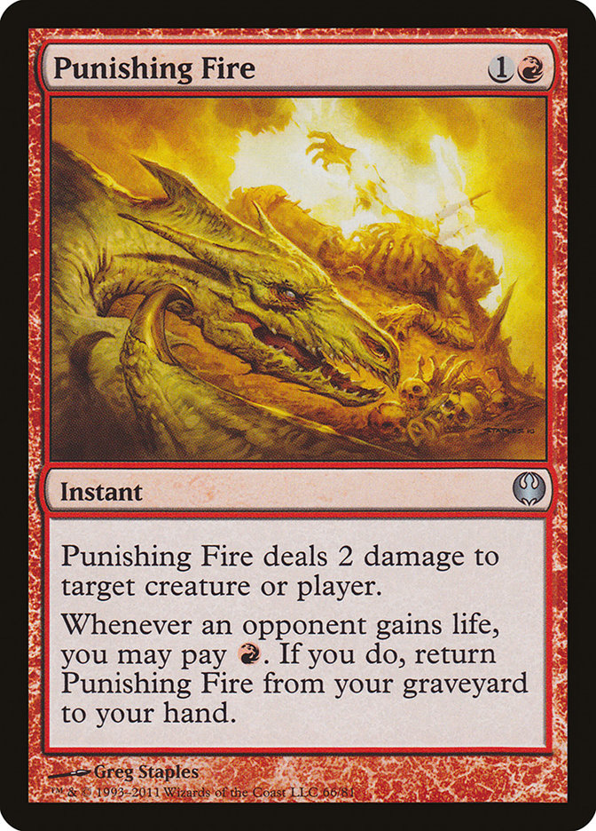 Punishing Fire [Duel Decks: Knights vs. Dragons] | Exor Games New Glasgow