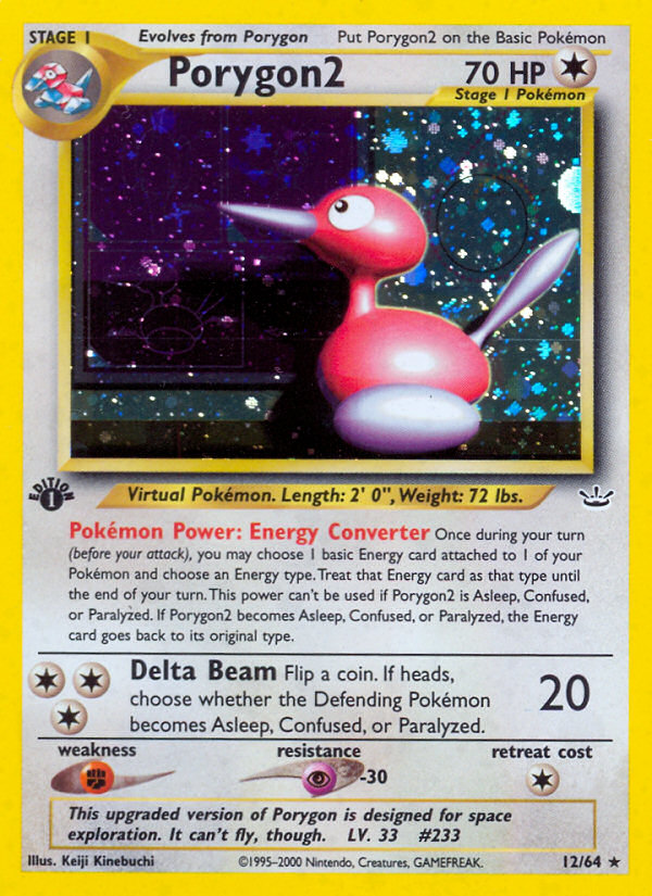 Porygon2 (12/64) [Neo Revelation 1st Edition] | Exor Games New Glasgow