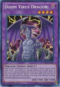 Doom Virus Dragon [DRL2-EN003] Secret Rare | Exor Games New Glasgow