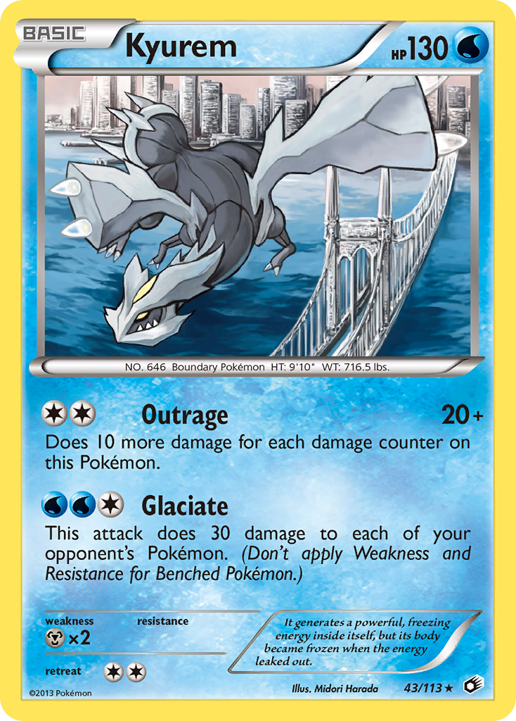 Kyurem (43/113) (Theme Deck Exclusive) [Black & White: Legendary Treasures] | Exor Games New Glasgow