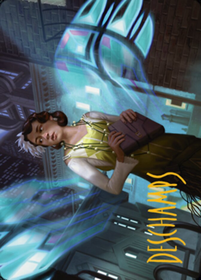 Giada, Font of Hope 1 Art Card (Gold-Stamped Signature) [Streets of New Capenna Art Series] | Exor Games New Glasgow