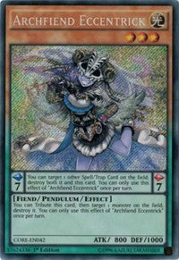 Archfiend Eccentrick [CORE-EN042] Secret Rare | Exor Games New Glasgow