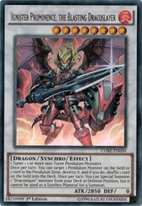 Ignister Prominence, the Blasting Dracoslayer [CORE-EN050] Ultra Rare | Exor Games New Glasgow