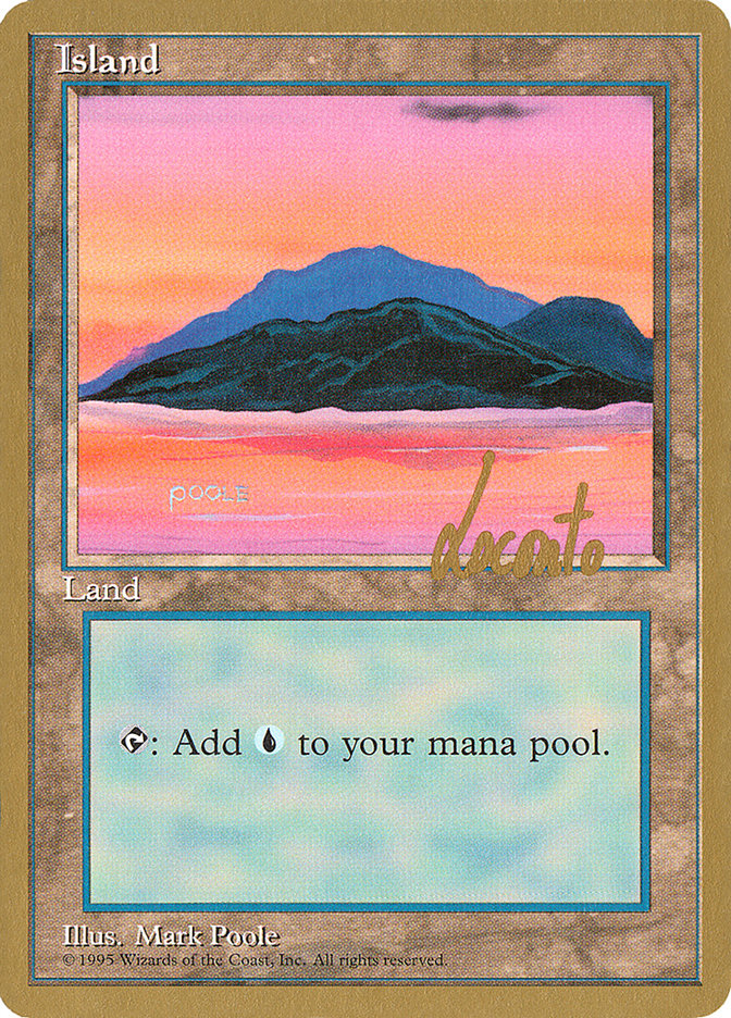 Island (ml369) (Michael Loconto) [Pro Tour Collector Set] | Exor Games New Glasgow