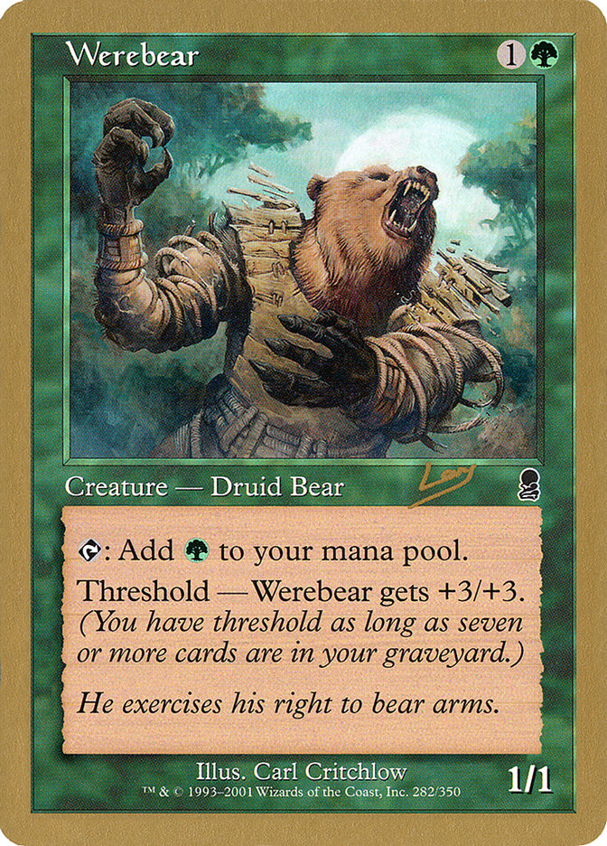 Werebear (Raphael Levy) [World Championship Decks 2002] | Exor Games New Glasgow