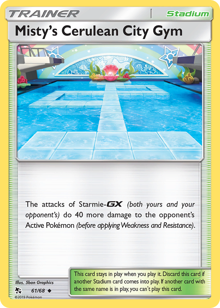 Misty's Cerulean City Gym (61/68) [Sun & Moon: Hidden Fates] | Exor Games New Glasgow