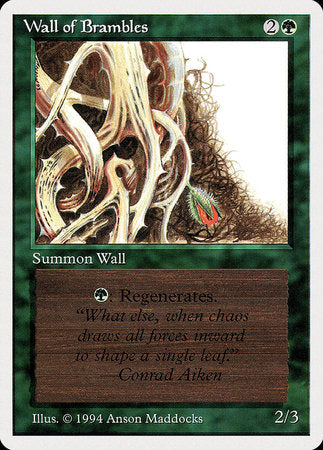 Wall of Brambles [Summer Magic / Edgar] | Exor Games New Glasgow