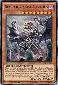 Gladiator Beast Augustus [MP15-EN020] Rare | Exor Games New Glasgow