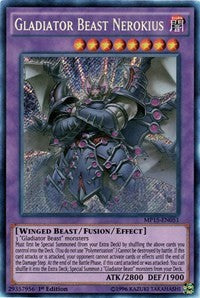 Gladiator Beast Nerokius [MP15-EN051] Secret Rare | Exor Games New Glasgow