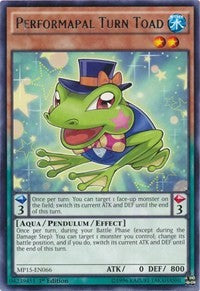 Performapal Turn Toad [MP15-EN066] Rare | Exor Games New Glasgow