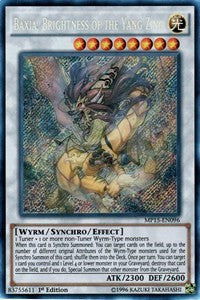 Baxia, Brightness of the Yang Zing [MP15-EN096] Secret Rare | Exor Games New Glasgow