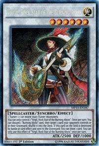 Virgil, Rock Star of the Burning Abyss [MP15-EN187] Secret Rare | Exor Games New Glasgow