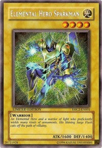 Elemental HERO Sparkman [EHC2-EN001] Secret Rare | Exor Games New Glasgow