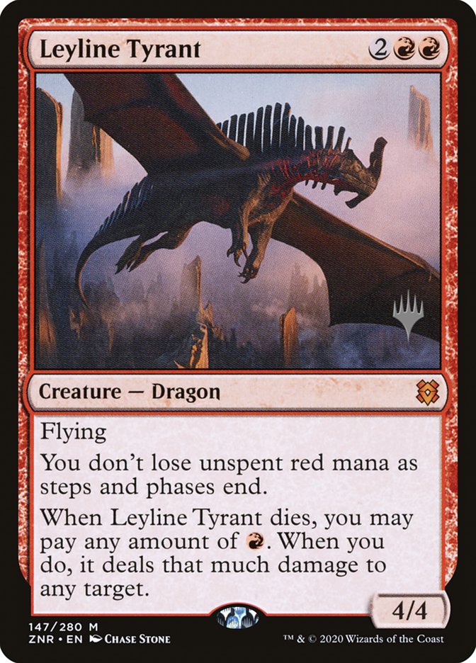 Leyline Tyrant (Promo Pack) [Zendikar Rising Promos] | Exor Games New Glasgow