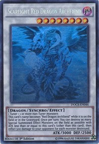 Scarlight Red Dragon Archfiend (Ghost) [DOCS-EN046] Ghost Rare | Exor Games New Glasgow