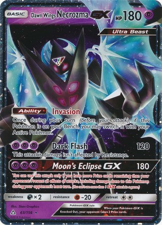 Dawn Wings Necrozma GX (63/156) (Jumbo Card) [Sun & Moon: Ultra Prism] | Exor Games New Glasgow