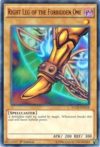 Right Leg of the Forbidden One (A) [YGLD-ENA18] Ultra Rare | Exor Games New Glasgow