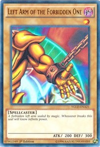 Left Arm of the Forbidden One (A) [YGLD-ENA21] Ultra Rare | Exor Games New Glasgow